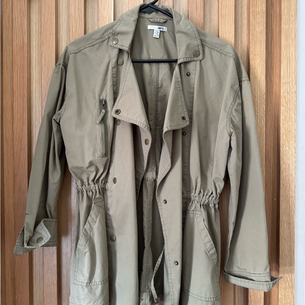 Amuse Society Olive Utility Jacket